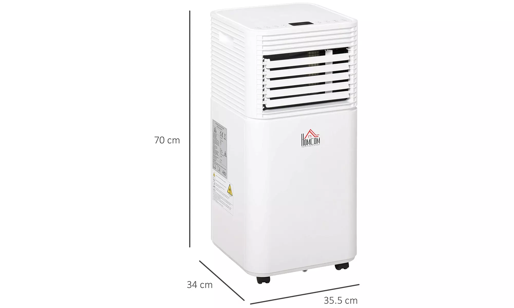 HOMCOM Portable Air Conditioner - 7000 BTU & 7000 BTU 4-in-1 Models