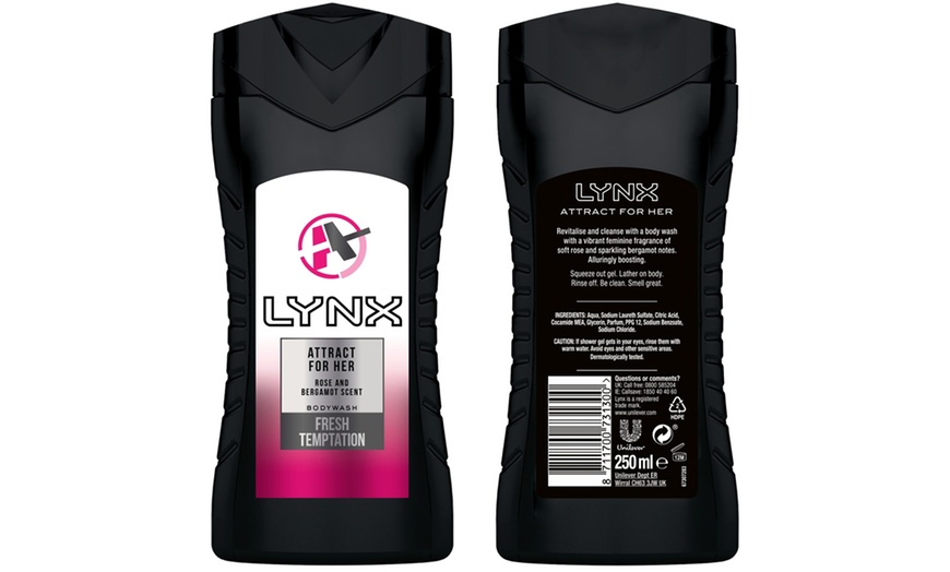 Image 1: Six-Pack of Lynx Shower Gel