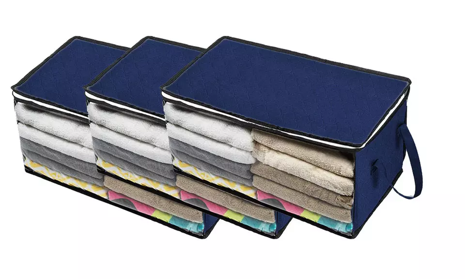 Up to Four Clothes and Linen Storage Organiser Bags