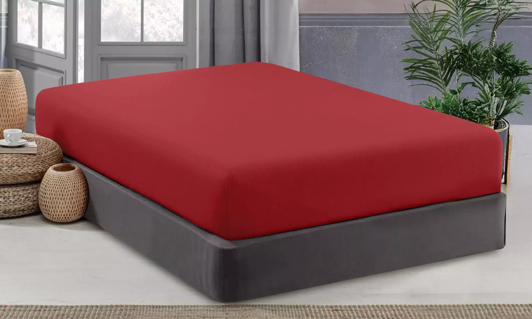 Lenzuolo sotto con angoli no stiro