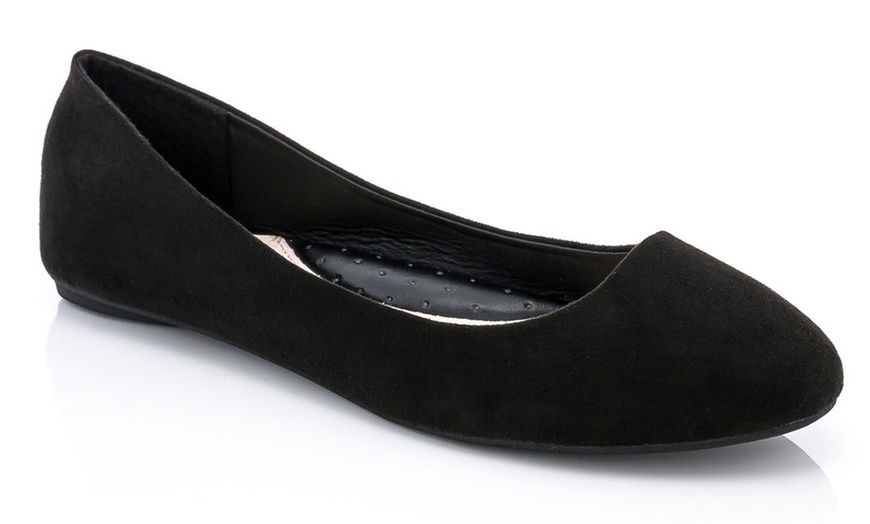 wide width ballet flats with arch support