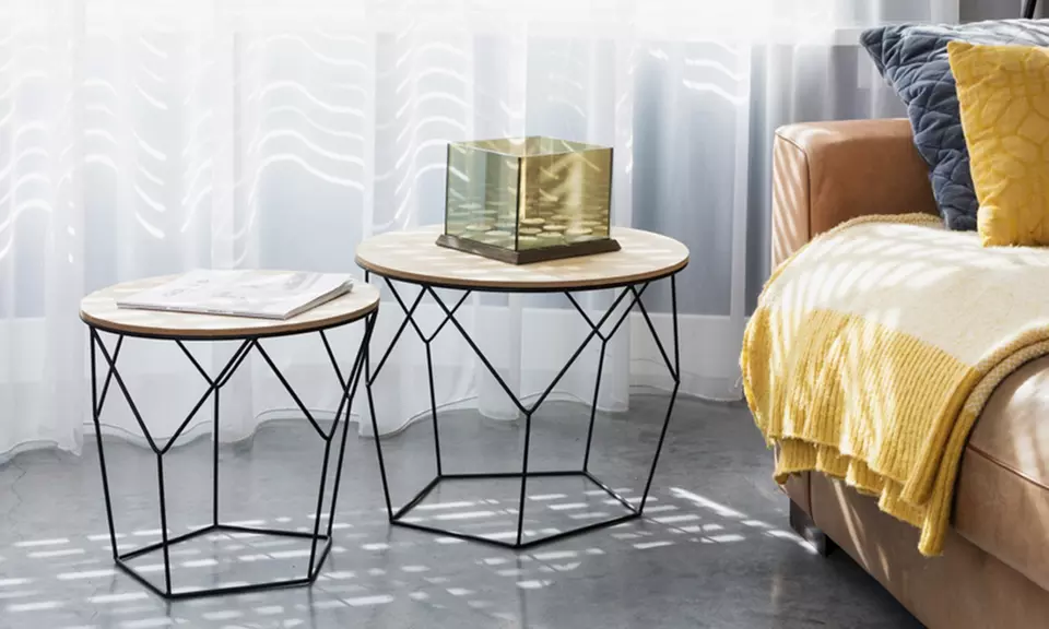 Lifa Living Glas-Teelichthalter mit 3D-Spiegeleffekt für 9 Teelichter - Second Medium