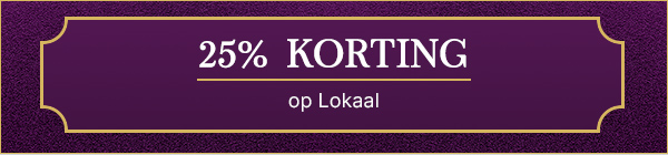 Wacht niet met het regelen van kado's! Krijg tot 25% korting op Lokaal en Hotels & Reizen met deze mystery-sale. Gebruik code WEEKJE