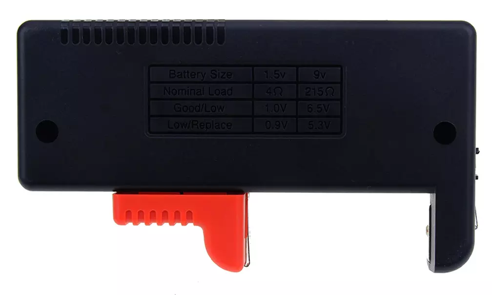 Testeur de Piles universel :AAA (LR03), AA (LR06), 9V ... - Second Medium