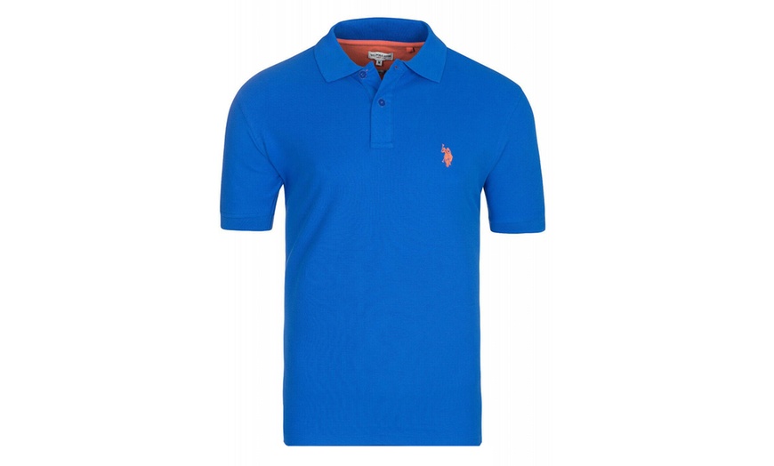 Image 3: US Polo Assn Herren-Poloshirt aus 100% Baumwolle