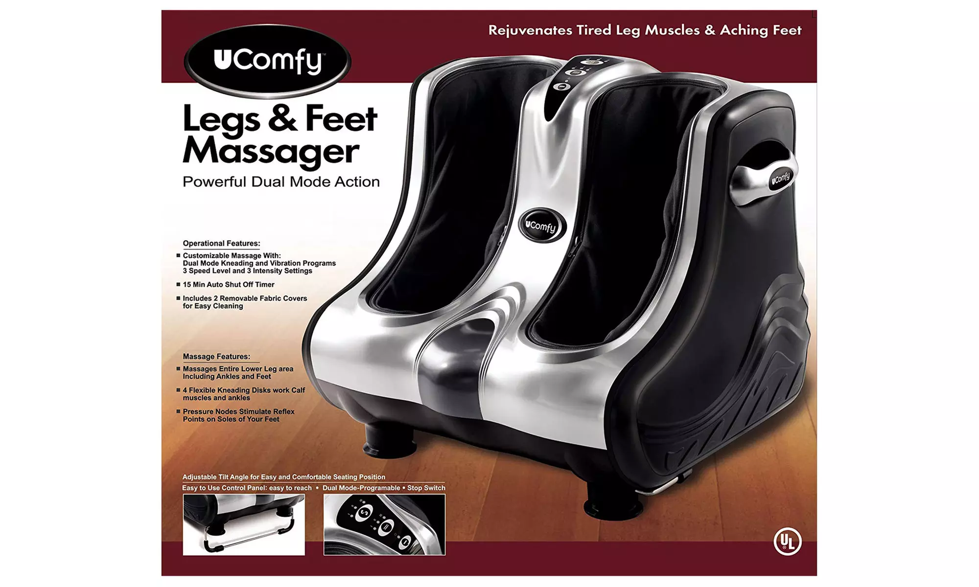 UComfy Leg, Foot, Calf, and Ankle Massager - Second Medium