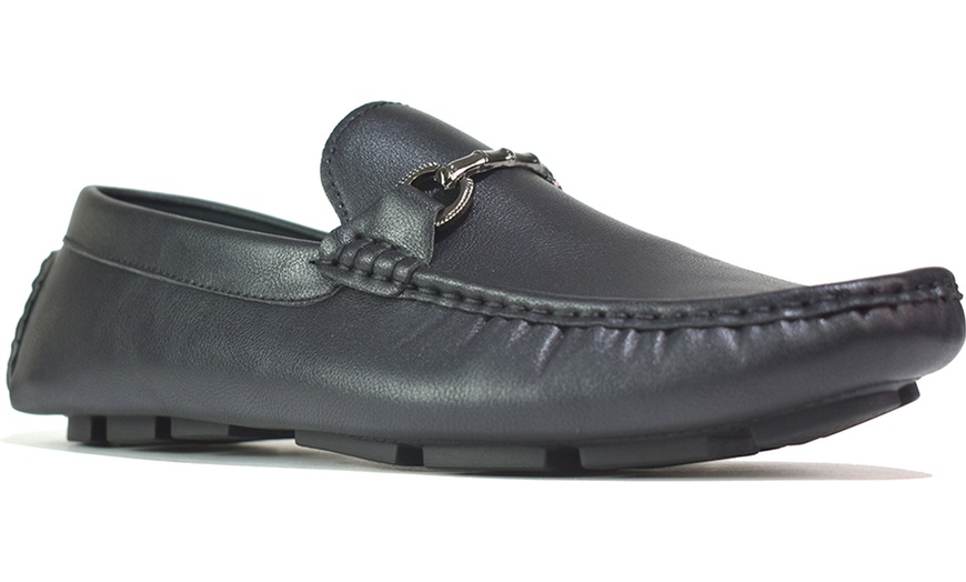 Image 12: Leather Slip-On Shoes