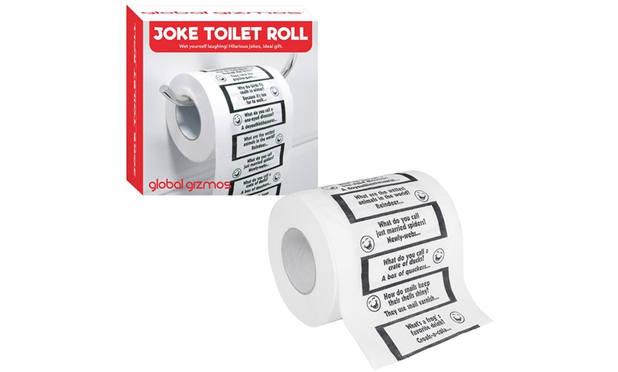 Image 1: Two-Ply Joke Toilet Roll
