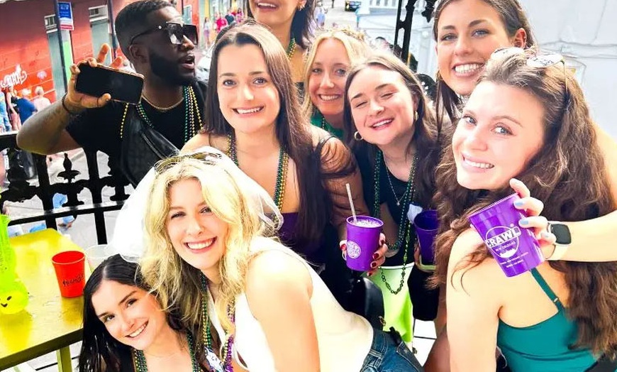 Image 3: Experience New Orleans Bourbon Street: 1, 2, or 4-Person Bar Crawl 