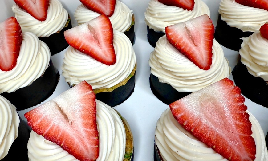 Image 1: Baked Bliss Awaits: Catering Package, Cake Shooters, 1 Dozen Cupcakes