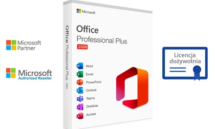 Microsoft Office Professional Plus 2024 – Pakiet dla Windows 10 i 11 + klucz licencyjny systemu Windows 10/11 - Authoreon Systems
