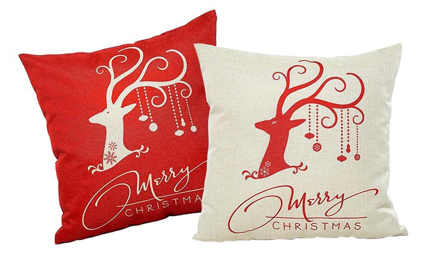 Image 2: Christmas Cushion Covers