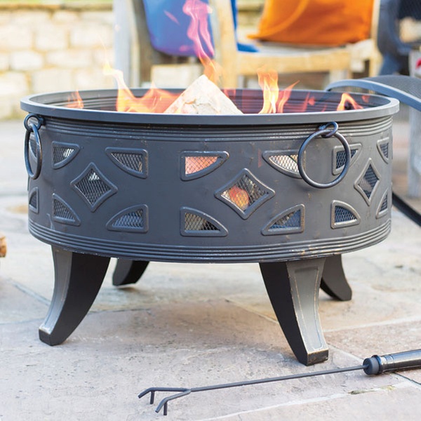 Campeche Fire Pit With Grill Groupon Goods