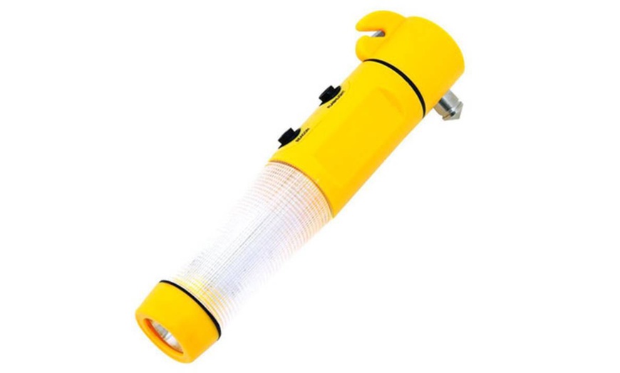 Image 2: Four-in-One Multifunctional Safety Flashlight