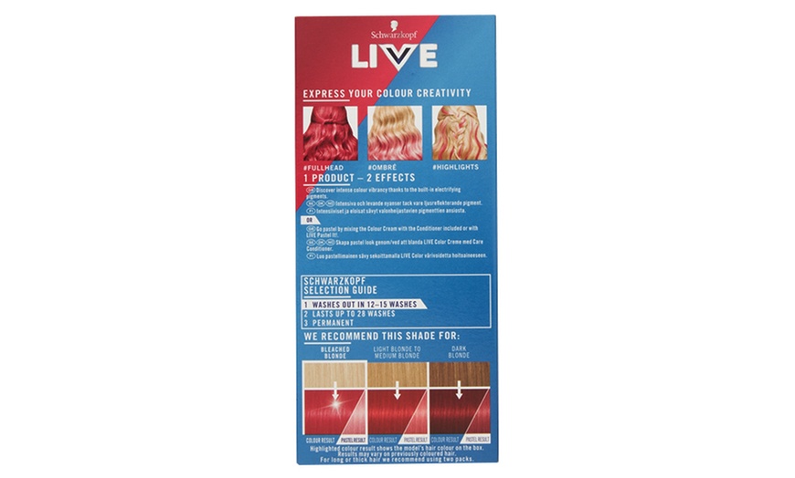 Image 13: Schwarzkopf Live Two-in-One Lightener and Twist Permanent Hair Dye