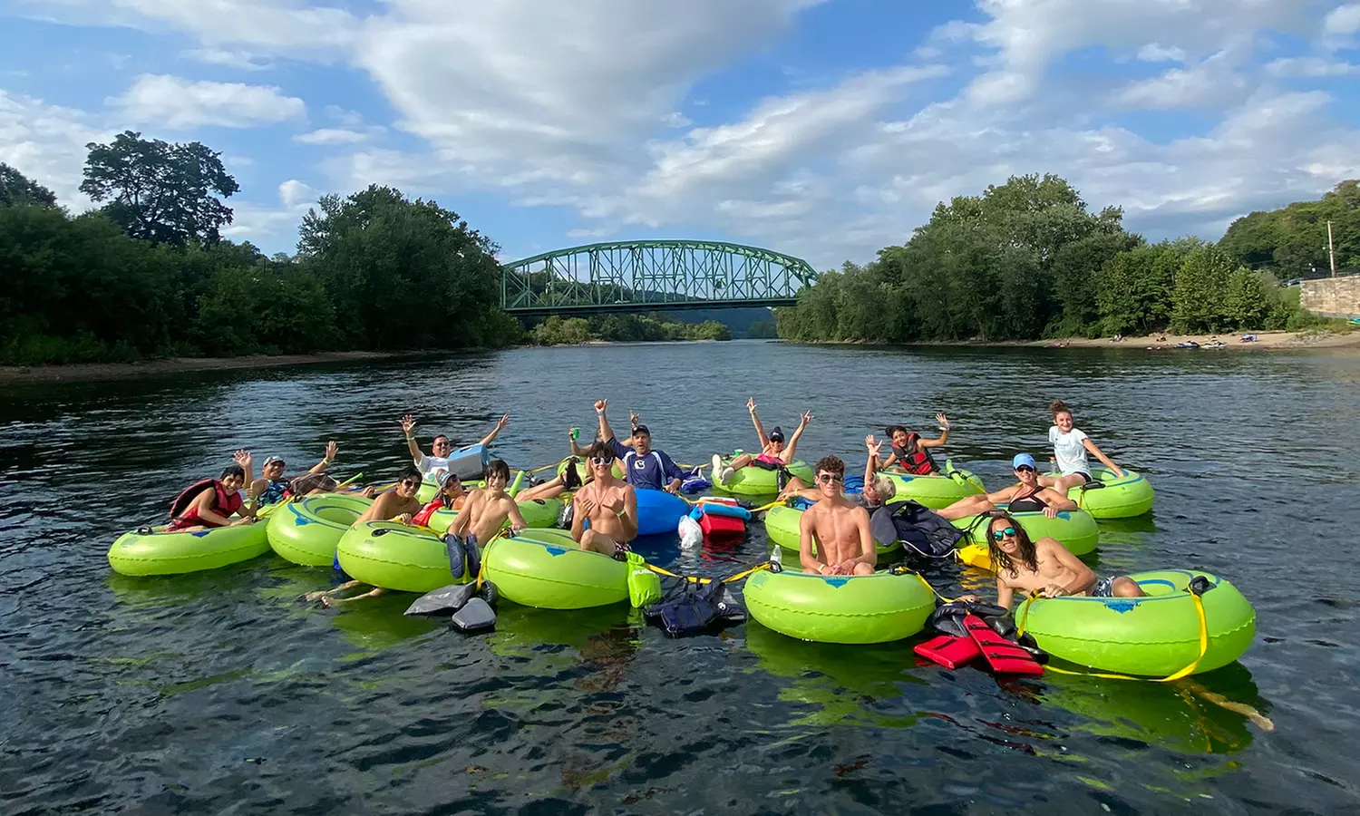 Water Tubing on Weekday or Weekend: Scenic Views on the Delaware River