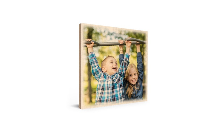 Image 2: Toile photo impression sur bois avec Photo Gifts