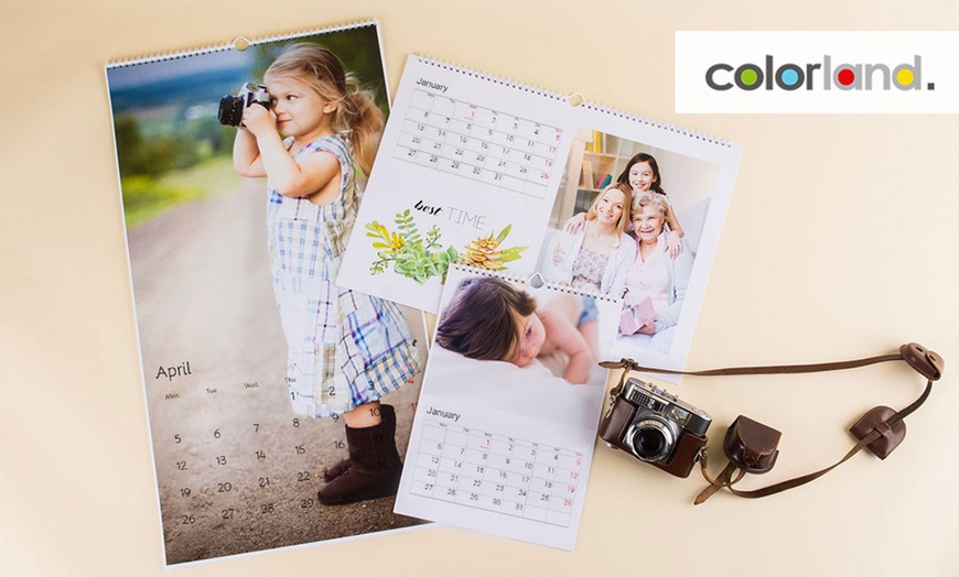 Image 3: Personalised Photo Calendar in A4, A3 and XL format from Colorland