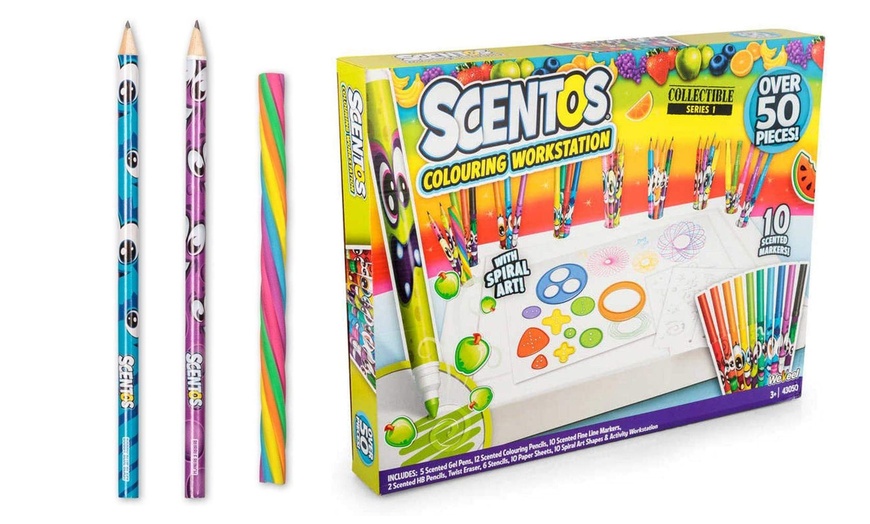 Image 1: Scentos Colouring Workstation