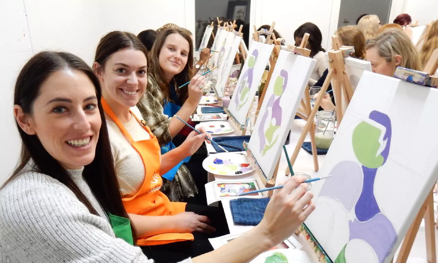 2.5-hour Sip and Paint Workshop for One or Two People