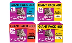 Whiskas 80-Pouch Cat Food Box