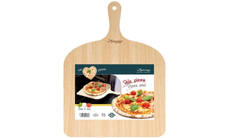 1 o 2 pale-taglieri per pizza Made in Italy in legno di betulla naturale