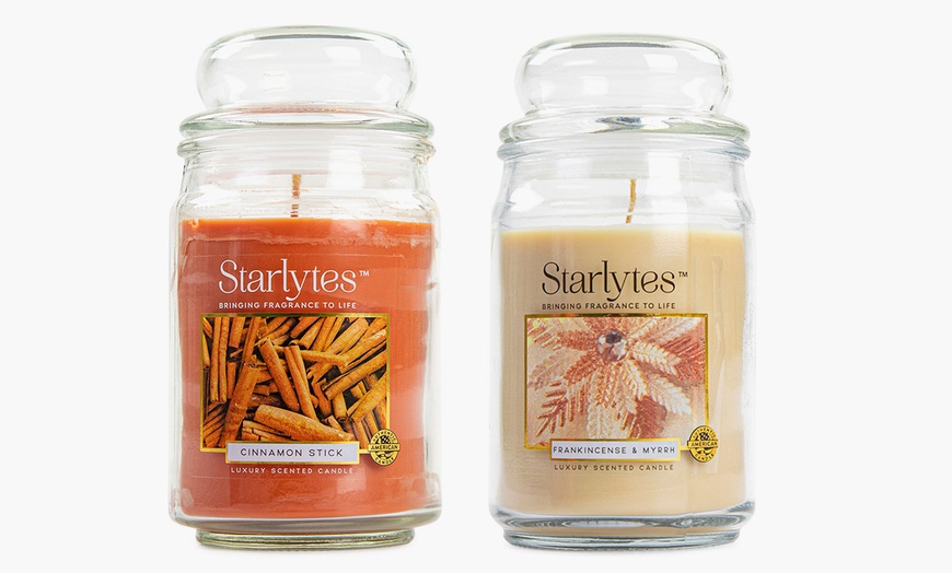 Image 7: Starlytes Large Jar Candle