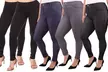 5-Pack Women's Jeggings and Leggings. Plus Sizes Available. - Second Medium