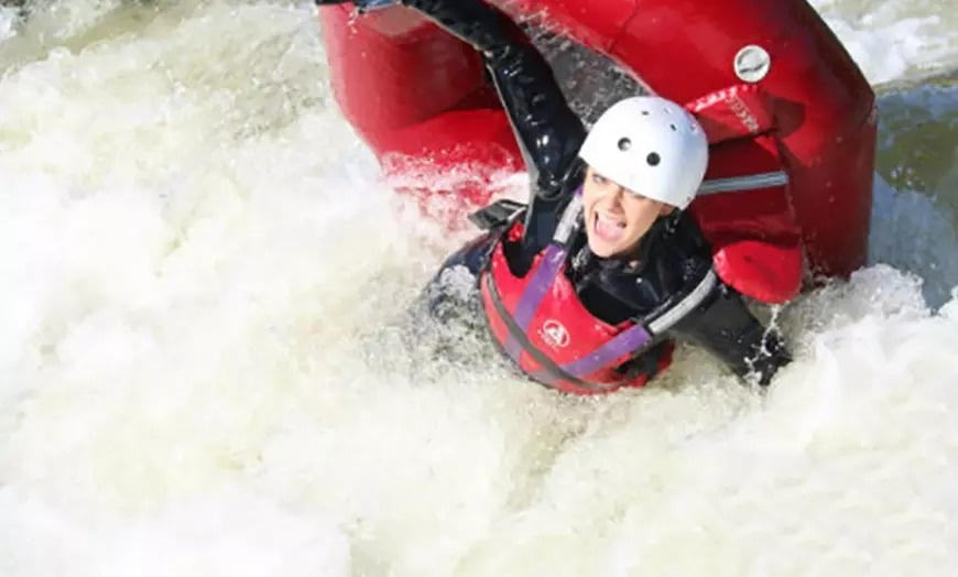 Image 2: White Water Tubing at National Water Sports Centre