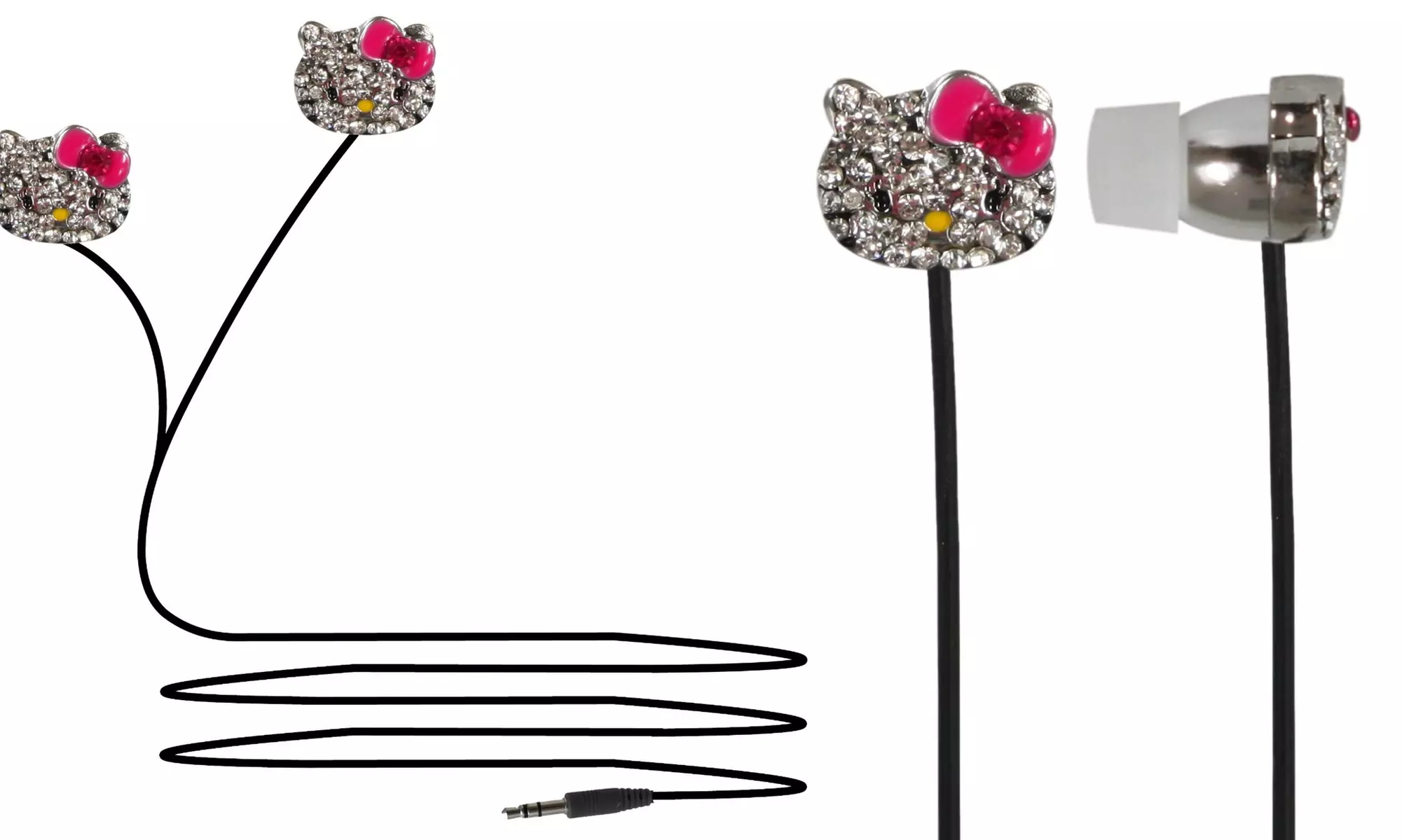 Hello Kitty HKBL1000 Earbud Headphones (2-Pack) - Primary Image