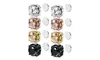 US 1-2 Pc Stainless Steel Magnetic Stud Earrings Men Women Non-piercing Clip on