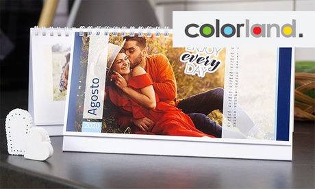Fino a 10 calendari da tavolo personalizzabili offerti da Colorland (sconto fino a 85%)