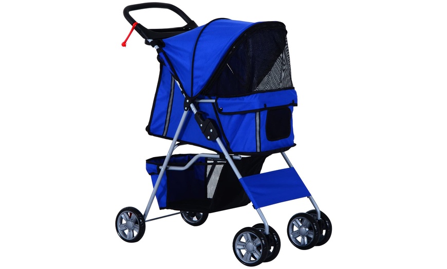 Image 10: Pawhut Pet Stroller for Small Pets