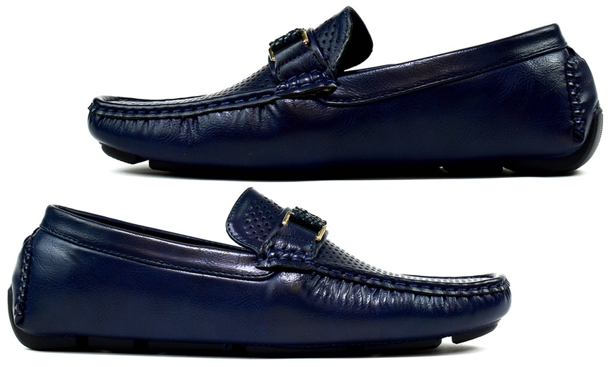 Image 10: Men's Perforated Loafers