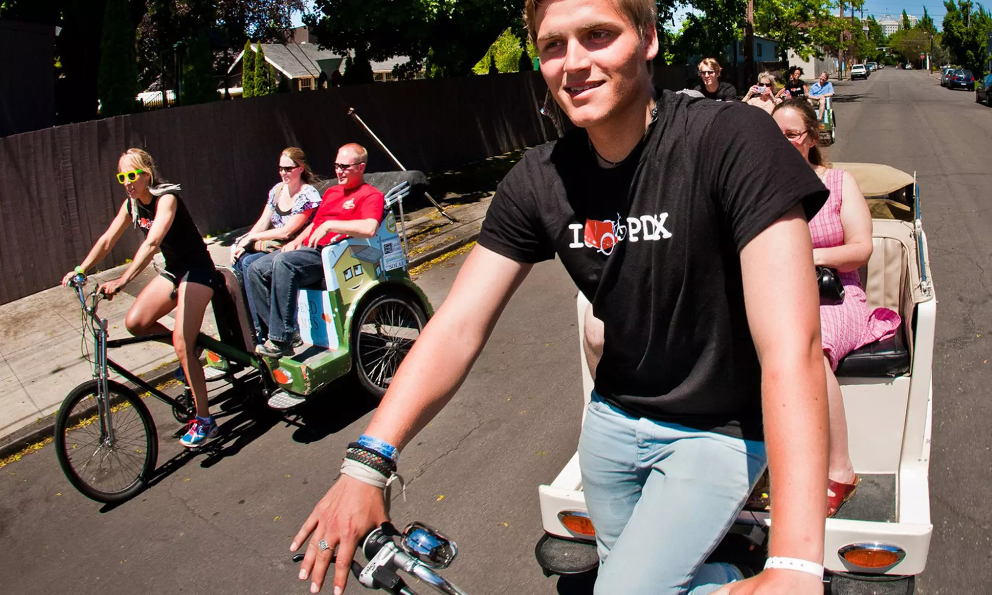 $25 for a 2.5-Hour East-Side Pedicab Brewery Experience for Two from PDX Pedicab ($50 Value) - Primary Image