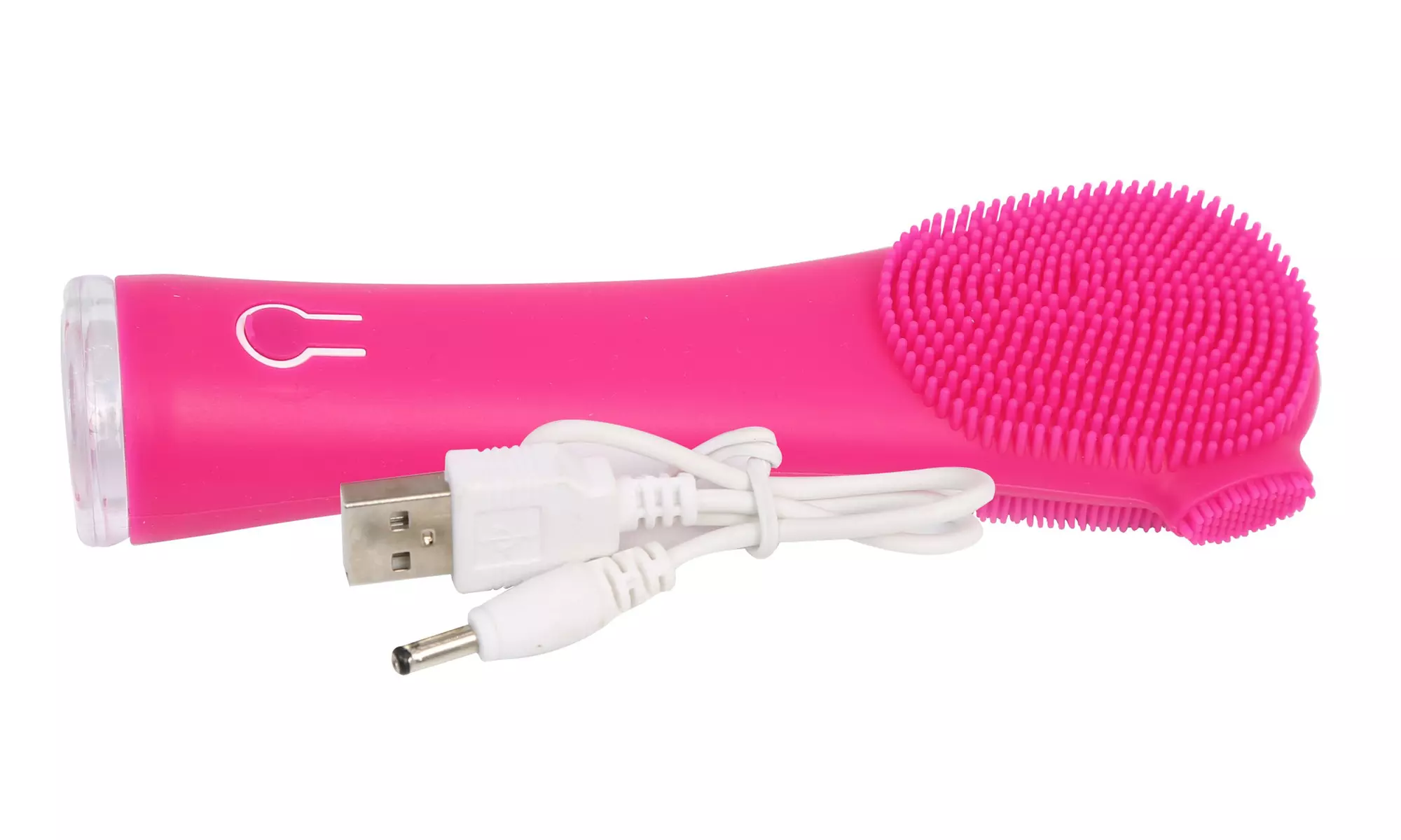 Spazzola in silicone per la pulizia del viso con due lati Cenocco, con ricarica USB - Image 3