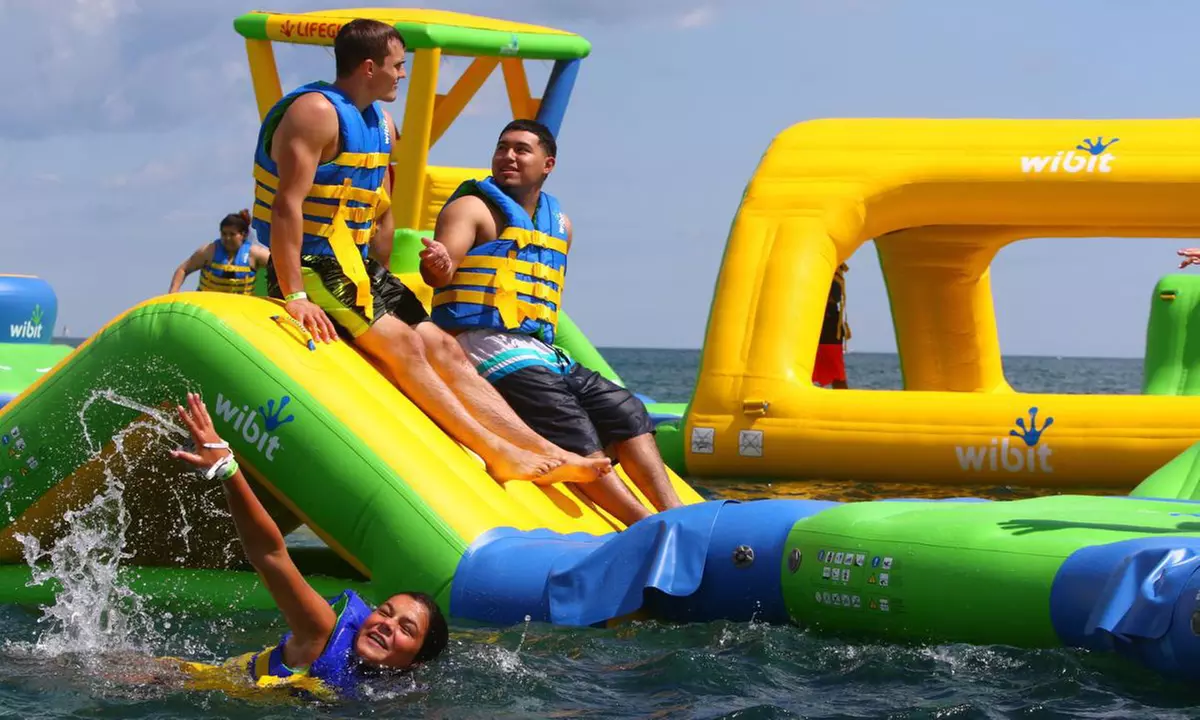 Single Splash Session for Two, Four, or Six at WhoaZone Aqua Park at Heron Beach (Up to 39% Off) - Second Medium