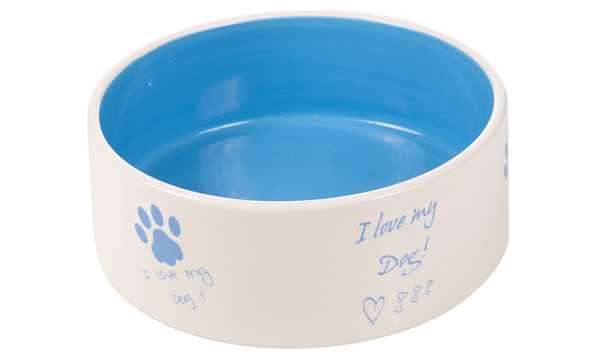 Image 2: Ceramic Dog Bowl