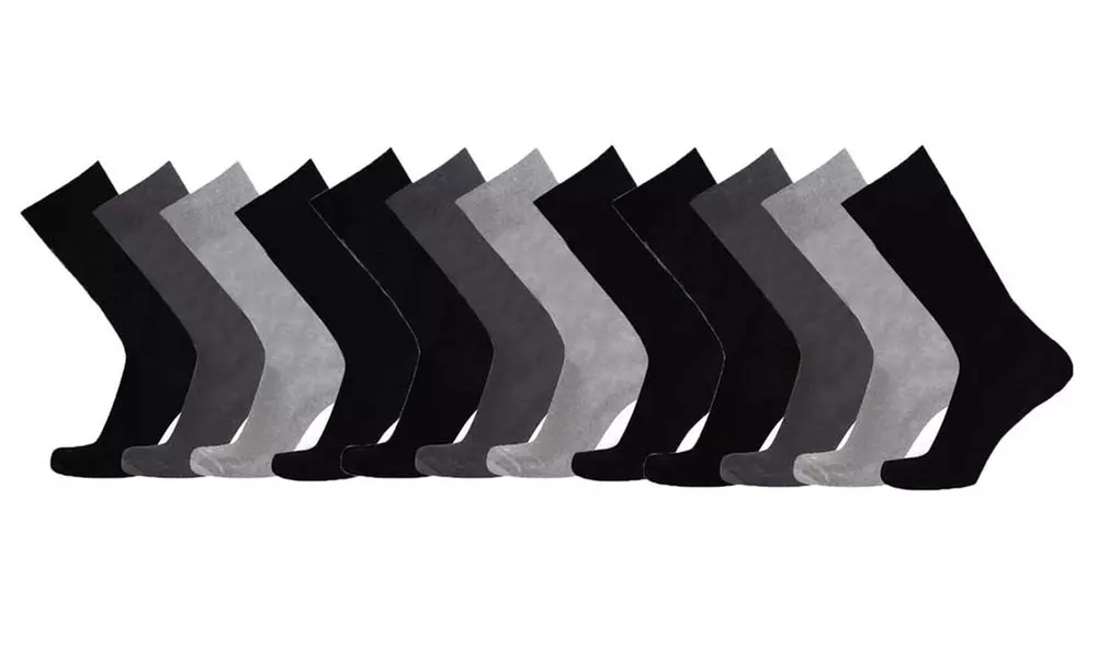 Set da 12 o 24 paia di calzini da uomo