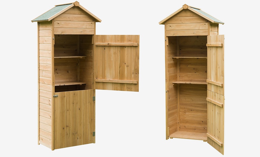 Image 4: Outsunny Garden Storage Shed