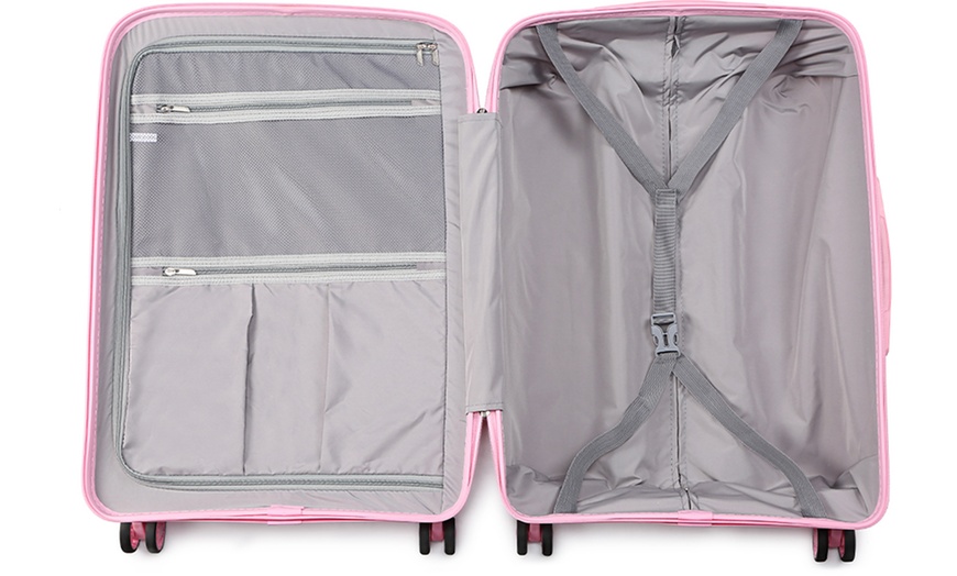 Image 20: Kono Hard Shell PP Suitcase or Set