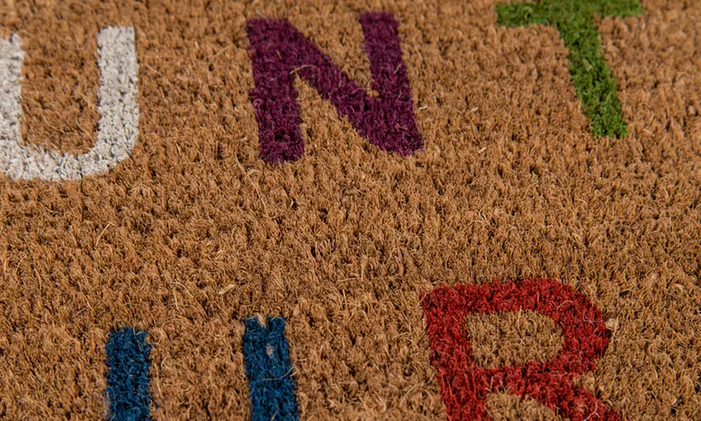Hand-Woven Welcome Doormat - Second Medium