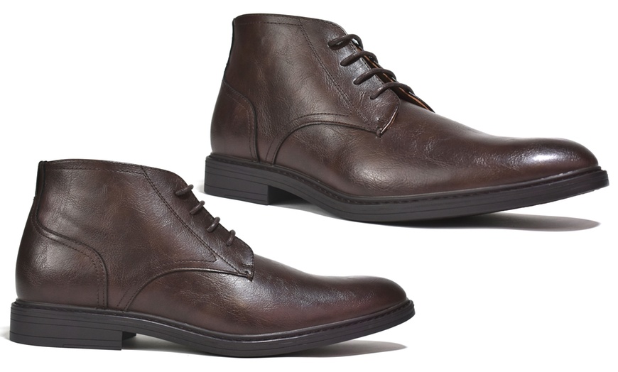 Image 4: Men's Casual Lace-Up Boots