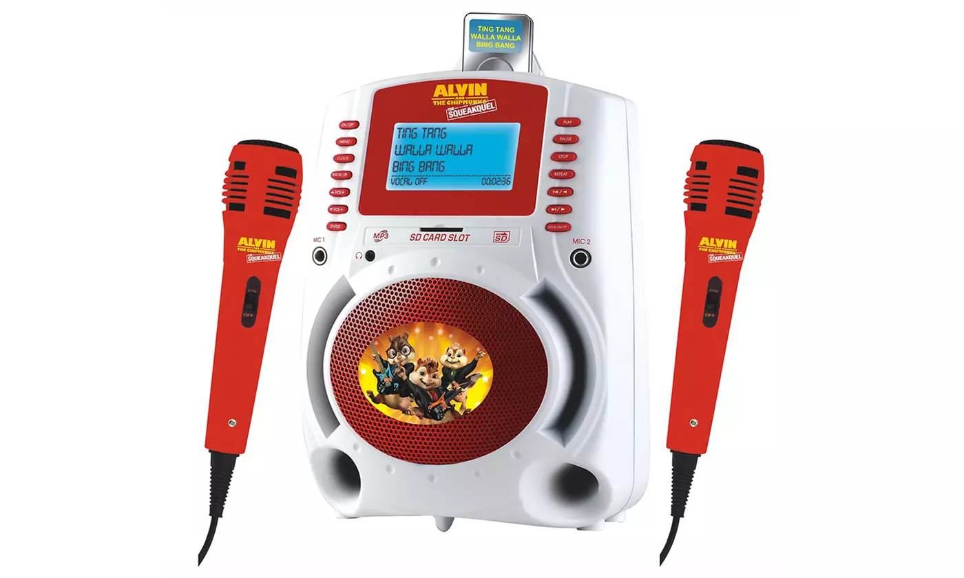 Alvin and The Chipmunks: The Squeakquel Portable Karaoke MP3 Player - Primary Image