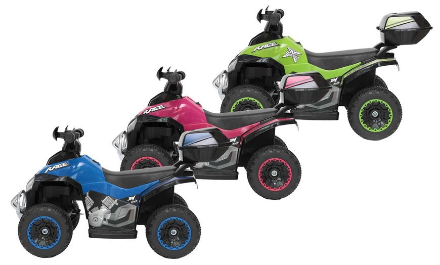 Image 1: Kids' Electric 6v Ride On Mini Quad