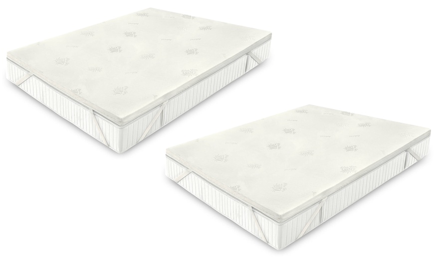 Image 5: 1 o 2 topper bed memory foam