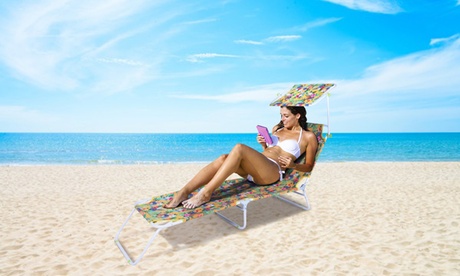 Lettino prendisole Tropical, disponibile in 4 colori