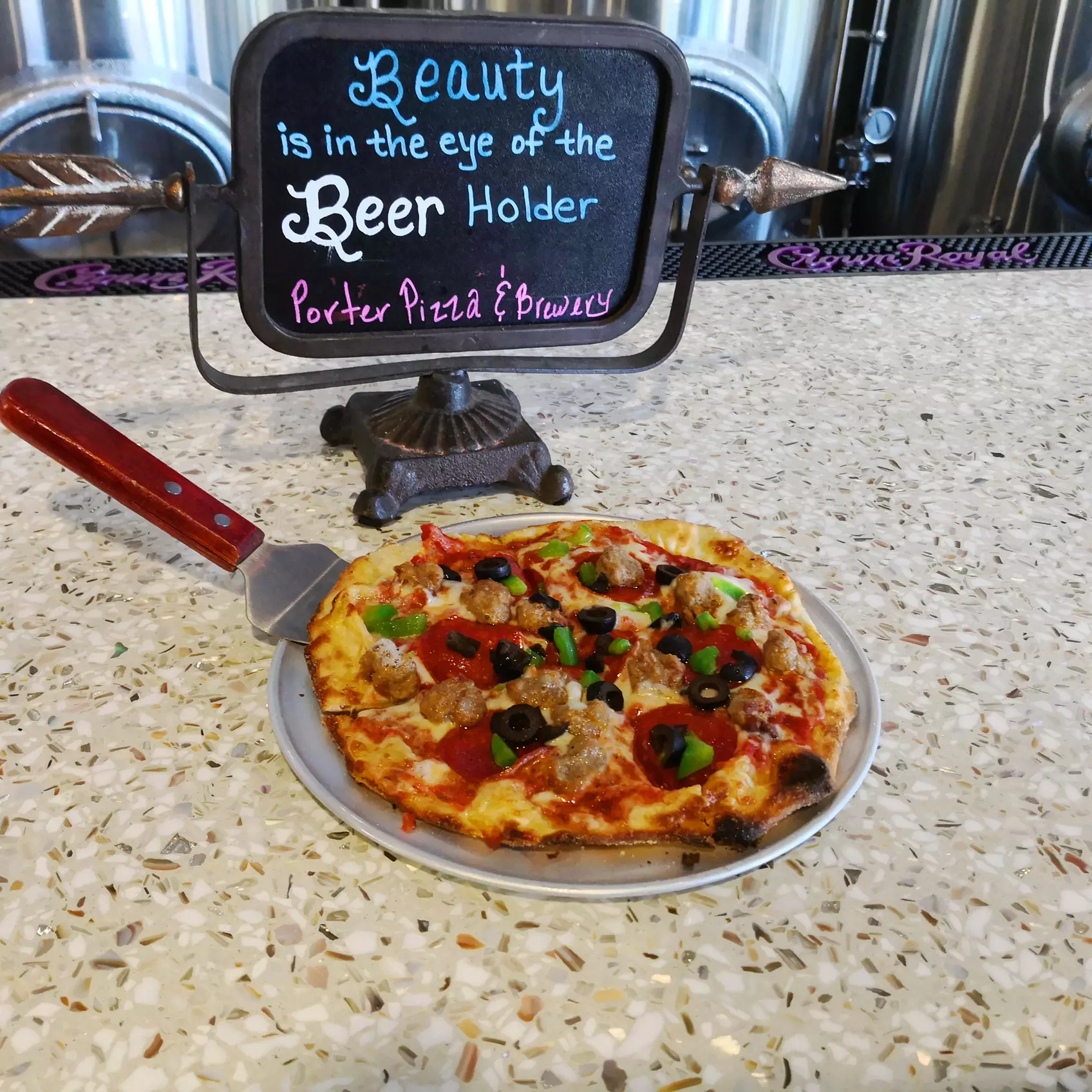 Tasting Flight and Full Pint of Choice for One, Two, or Four at Porter Pizza Brewery (Up to 47% Off) - Second Medium