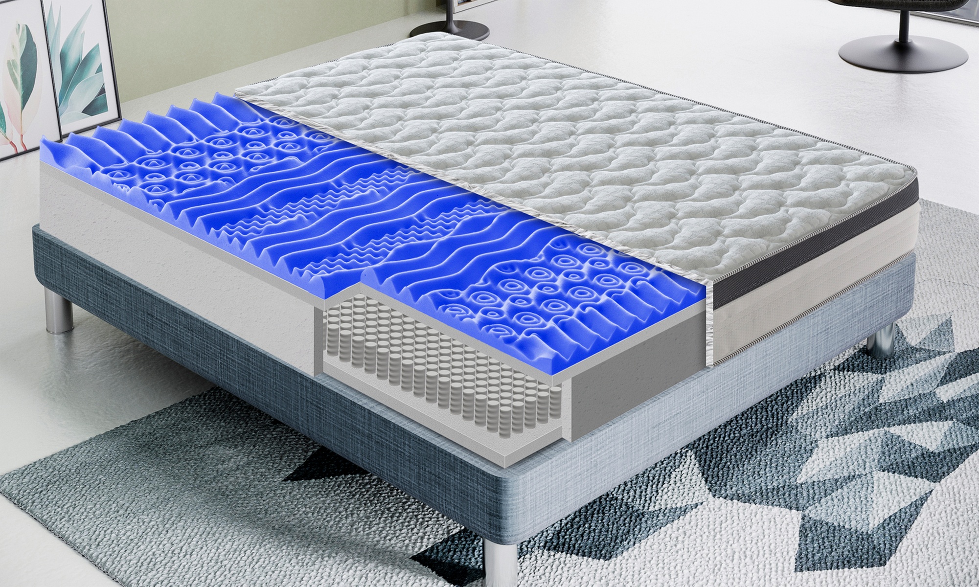 Matelas à mémoire de forme "Positano" 30 cm