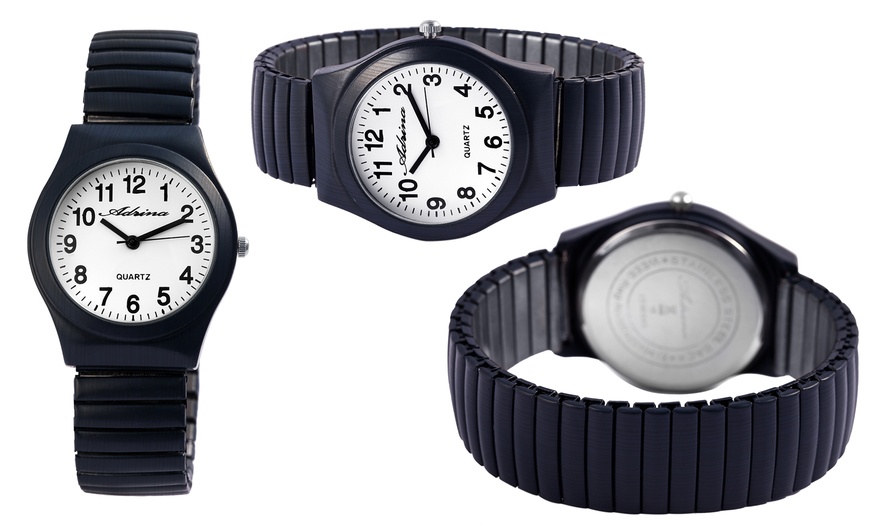 Image 8: 1 ou 2 montres analogiques 3 aiguilles pour femmes de la marque Adrina